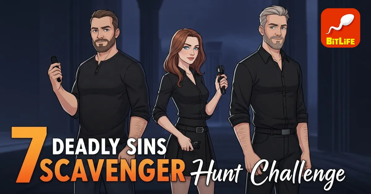 7 Deadly Sins SCAVENGER Hunt Challenge
